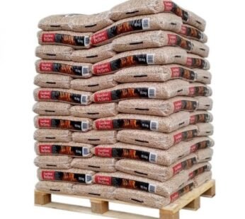 Granulés de Bois WOODSTOCK qualité Premium – 1 Palette de 78 sacs de 15 kg