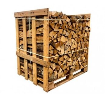 DEMI-PALETTE – 25 CM – MÉLANGE DE BOIS DURS – PALETTE 1 M3 – 1.5 STÈRES