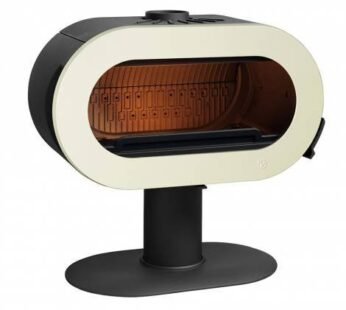 Poêle à bois FIFTY SUR PIED EMAILLE- INVICTA